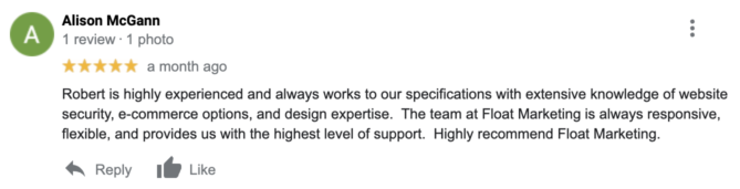 Google Review Allison